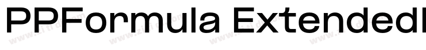 PPFormula ExtendedBo字体转换
